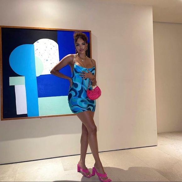 Zara Safia Print Dress - Picture 2 of 8